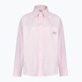 Camicia donna Kaotiko Stripes Dark People rosa/bianco