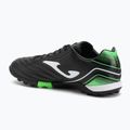 Scarpe da calcio Joma Aguila TF da uomo, nero/verde fluoro 3