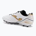 Scarpe da calcio Joma Aguila FG bianco/oro da uomo 3