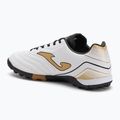 Scarpe da calcio Joma Aguila TF da uomo bianco/oro 3
