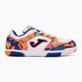 Scarpe da calcio per bambini Joma Top Flex Jr IN white-orange 2