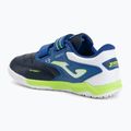 Scarpe da calcio per bambini Joma Cancha Jr IN navy/blue 3