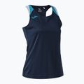 Maglietta da tennis da donna Joma Terra Tank Top dark navy/turquoise fluor 3