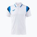 Maglietta da tennis da uomo Joma Terra Polo white/royal