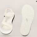 Sandali Teva Flatform Universal Mesh Print bianco brillante da donna 11