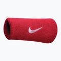 Polsini Nike Swoosh Doublewide 2 pezzi varsity rosso/bianco