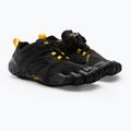 Scarpe da corsa Vibram FiveFingers V-Trail 2.0 da uomo, nero/giallo 4