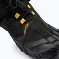 Scarpe da corsa Vibram FiveFingers V-Trail 2.0 da uomo, nero/giallo 7