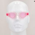 Occhialini da nuoto Arena Cruiser Evo Jr fucsia/chiaro/chiaro per bambini 9