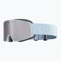 Occhiali da sci Bollé Nevada Small blu polvere opaco/vermillon gun