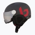 Casco da sci Bollé Might Visor titanio rosso opaco/marrone pistola 4