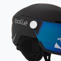 Casco da sci Bollé V-Ryft Nero puro carbone opaco/blu fotocromatico 8