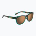 Occhiali da sole Tifosi Swank Polarized blu coriandoli/marrone