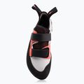 Scarpe da arrampicata da donna Evolv Geshido bianco/corallo/nero 3