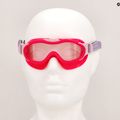 Maschera da nuoto per bambini Speedo Sea Squad Jr rosa elettrico/lilla di Miami/fioritura/chiaro 8