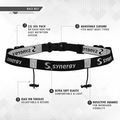 Fascia porta pettorale per numero di gara Synergy Race Belt black 2