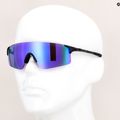 Occhiali da sole Oakley Evzero Blades nero opaco/viola Prizm 14