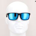 Occhiali da sole Oakley Holbrook nero opaco/zaffiro polarizzato 14