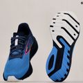Brooks Launch 10 donne scarpe da corsa peacot / blu marino / rosa glo 19