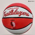 Pallacanestro per bambini Wilson NBA Team Retro Mini Portland Trail Blazers rosso taglia 3 5
