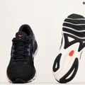 Scarpe da corsa da donna Mizuno Wave Sky 6 nero/argento/corallo caldo 12
