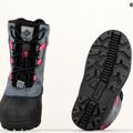 Columbia Bugaboot Celsius Stivali da neve per bambini grafite/fucsia selvatico 21