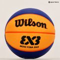 Pallacanestro per bambini Wilson Fiba 3X3 Mini Rubber giallo misura 3 7