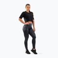 Leggings donna NEBBIA Glossy Look Bubble Butt nero vulcanico 2