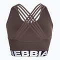 Reggiseno fitness NEBBIA Medium Impact Cross marrone 5