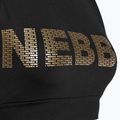 NEBBIA Gold Mesh Mini Top reggiseno fitness nero 7