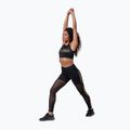 Leggings da allenamento da donna NEBBIA Gold Mesh nero 6