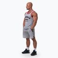 Canotta da allenamento donna NEBBIA Old-School Muscle Tank Top grigio chiaro 3
