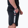 Pantaloncini da allenamento da uomo neri NEBBIA Legend-Approved 3