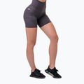 Pantaloncini da allenamento donna NEBBIA Biker Fit & Smart marron