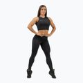 Top da allenamento da donna NEBBIA Mesh Intense nero/oro 2