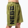 Pantaloncini da allenamento da uomo NEBBIA Washed-Off NO BS verde 4