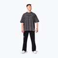 NEBBIA Washed-Off Heavyweight Camicia da allenamento da uomo No Shortcuts nero 2