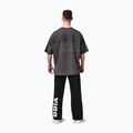NEBBIA Washed-Off Heavyweight Camicia da allenamento da uomo No Shortcuts nero 3