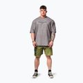 Camicia da allenamento da uomo NEBBIA Washed-Off Heavyweight No Shortcuts grigio chiaro 2