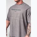 Camicia da allenamento da uomo NEBBIA Washed-Off Heavyweight No Shortcuts grigio chiaro 4