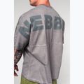 Camicia da allenamento da uomo NEBBIA Washed-Off Heavyweight No Shortcuts grigio chiaro 5