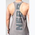 Canotta da allenamento da uomo NEBBIA Washed-Off Stringer Max Out grigio chiaro 5