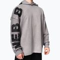 Felpa da allenamento da uomo NEBBIA Washed-Off Hoodie NO BS grigio chiaro 4