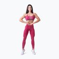 Leggings da allenamento da donna NEBBIA Washed a vita alta Legacy rosso 2