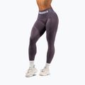 Leggings da allenamento donna NEBBIA Flow Seamless Push-Up dark grey