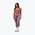 Leggings da allenamento donna NEBBIA Flow Seamless Hight Waist Push Up pink 2