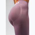 Leggings da allenamento donna NEBBIA Flow Seamless Hight Waist Push Up pink 7