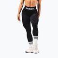 Leggings da allenamento donna NEBBIA Flow Seamless Hight Waist Push Up black