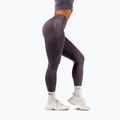 Leggings da allenamento donna NEBBIA Flow Seamless Maximum Push-Up dark grey 2