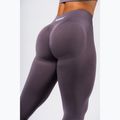 Leggings da allenamento donna NEBBIA Flow Seamless Maximum Push-Up dark grey 5